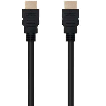 Cable HDMI 2.0 4K Nanocable 10.15.3801-L150/ HDMI Macho - HDMI Macho/ 1.5m/ Negro