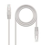 Cable de Red RJ45 UTP Nanocable 10.20.0400-L30 Cat.6/ 30cm/ Gris