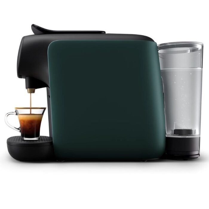 Cafetera de Cápsulas Philips L'Or Barista Sublime LM 9012/90/ Compatible cápsulas Nespresso y L'OR/ Verde y Gris