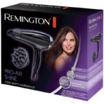 Secador Remington Pro-Air Shine 2300W/ Iónico/ Negro