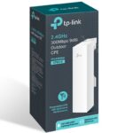 Punto de Acceso Repetidor Inalámbrico TP-Link CPE210 PoE 300Mbps/ 2.4GHz/ Antena de 9dBi/ WiFi 802.11n/b/g