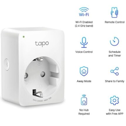 Enchufe WiFi Inteligente TP-Link Tapo P100