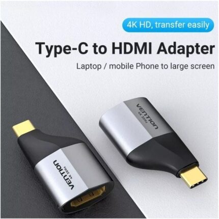 Adaptador USB Tipo-C Vention TCDH0/ USB Tipo-C Macho - HDMI Hembra