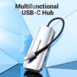 Docking USB Tipo-C Vention TOIHB/ 1xHDMI/ 1xVGA/ 3xUSB/ 1xUSB Tipo-C PD/ Gris