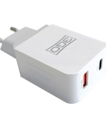 Cargador de Pared 3GO ALMUSBCQC3/ 1xUSB/ 1xUSB Tipo-C/ 18W