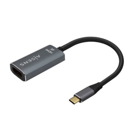 Conversor HDMI 4K 60Hz Aisens A109-0683/ HDMI Hembra - USB Tipo-C Macho/ 15cm/ Gris