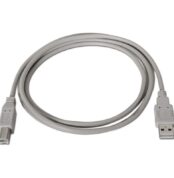 Cable USB 2.0 Impresora Aisens A101-0003/ USB Tipo-B Macho - USB Macho/ Hasta 2.5W/ 60Mbps/ 3m/ Beige