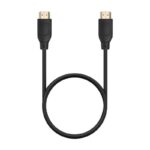 Cable HDMI 2.0 4K Aisens A120-0726/ HDMI Macho - HDMI Macho/ Hasta 10W/ 2250Mbps/ 5m/ Negro