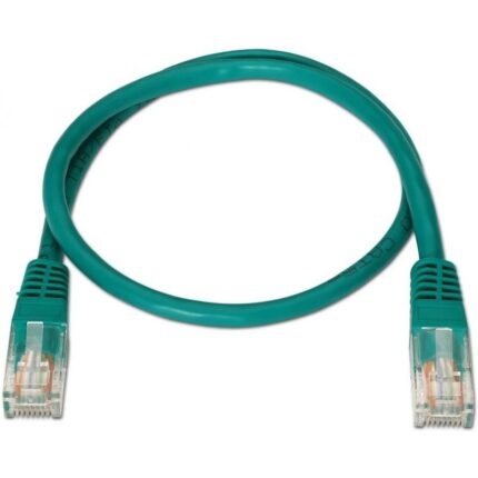 Cable de Red RJ45 UTP Aisens A133-0193 Cat.5e/ 50cm/ Verde