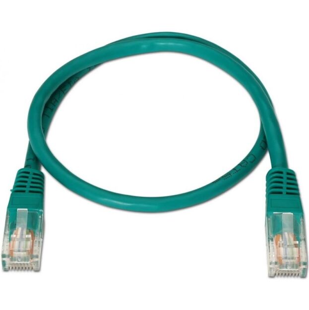 Cable de Red RJ45 UTP Aisens A133-0194 Cat.5e/ 1m/ Verde