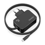 Cargador Gan de Pared Aisens ASCH-1PD45WL032-BK/ 1xUSB Tipo-C + Cable 1.8m/ 45W