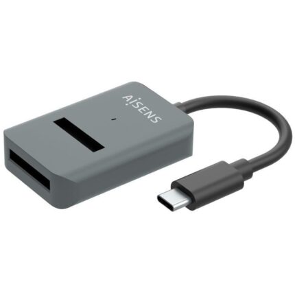 Dock USB Tipo-C para SSD M2 SATA/NVMe Aisens ASUC-M2D012-GR/ Gris