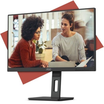 Monitor Profesional AOC 27E3QAF 27"/ Full HD/ Multimedia/ Regulable en altura/ Negro