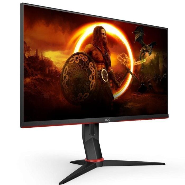 Monitor Gaming AOC Q27G2S/EU 27"/ QHD/ 1ms/ 165Hz/ IPS/ Regulable en altura/ Negro y Rojo