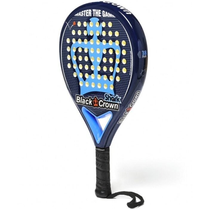 Pala de Pádel Black Crown Shark/ Azul