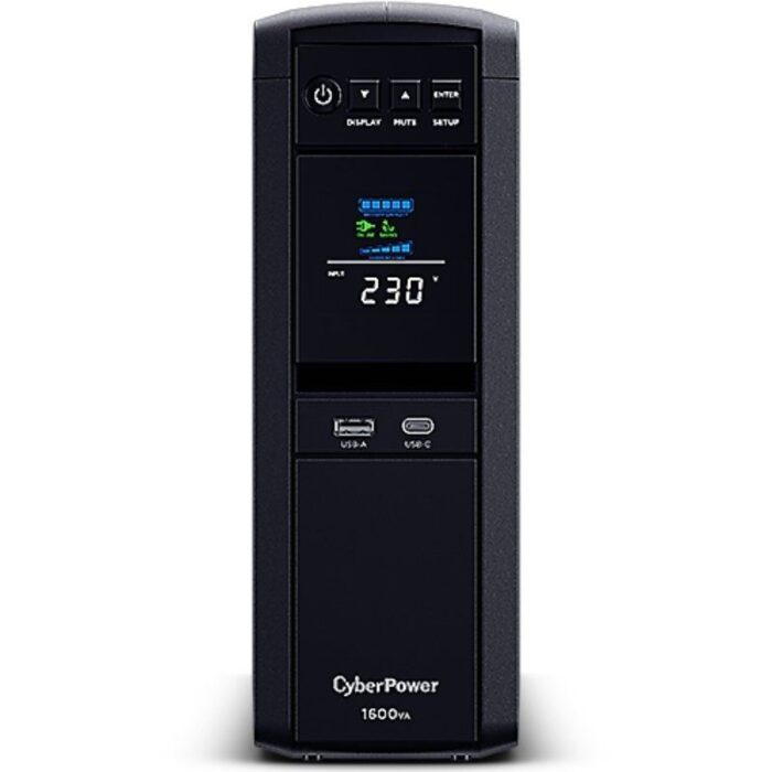 SAI Línea Interactiva Cyberpower CP1600EPFCLCD/ 1600VA-1000W/ 6 Salidas/ Formato Torre