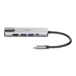 Docking USB Tipo-C D-Link DUB-M520/ 2xUSB/ 1xUSB Tipo-C/ 1xHDMI/ 1xRJ45/ 1xThunderbolt/ Gris