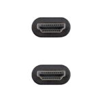 Cable HDMI 2.0 4K CCS Nanocable 10.15.3901/ HDMI Macho - HDMI Macho/ 1m/ Negro