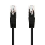 Cable de Red RJ45 UTP Nanocable 10.20.0401-BK/ Cat.6/ 1m/ Negro