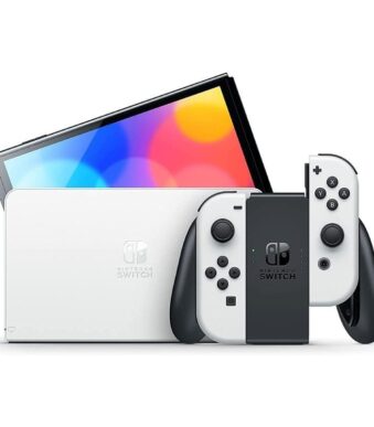 Nintendo Switch Versión OLED Blanca/ Incluye Base/ 2 Mandos Joy-Con