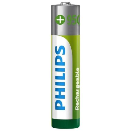 Pack de 4 Pilas AAA Philips R03B4A95/10/ 1.2V/ Recargables