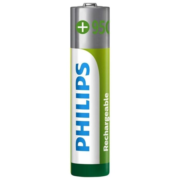 Pack de 4 Pilas AAA Philips R03B4A95/10/ 1.2V/ Recargables