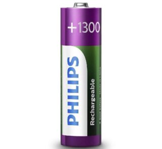 Pack de 4 Pilas AA Philips R6B4A130/10/ 1.2V/ Recargables