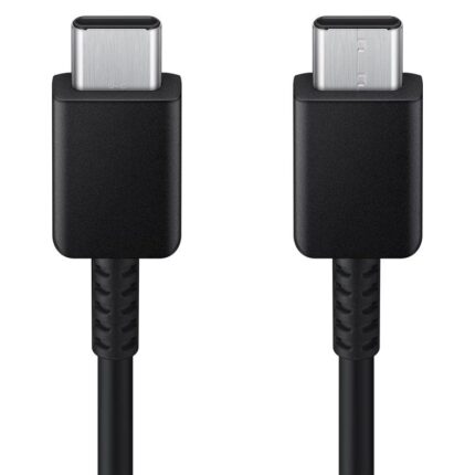 Cable USB 2.0 Tipo-C Samsung EP-DX310JBEGEU/ USB Tipo-C Macho - USB Tipo-C Macho/ 1.8m/ Negro