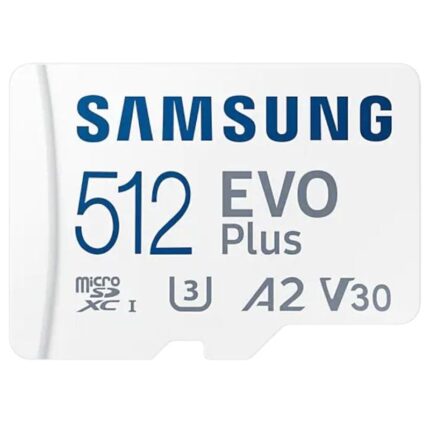 Tarjeta de Memoria Samsung EVO Plus 2021 512GB microSD XC con Adaptador/ Clase 10/ 130MBs