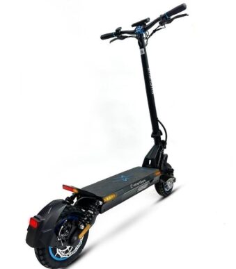 Patinete Eléctrico SmartGyro CrossOver Dual Max Certificado/ Motor 1000W/ Ruedas 10"/ 25km/h/ Autonomía 60km/ Negro