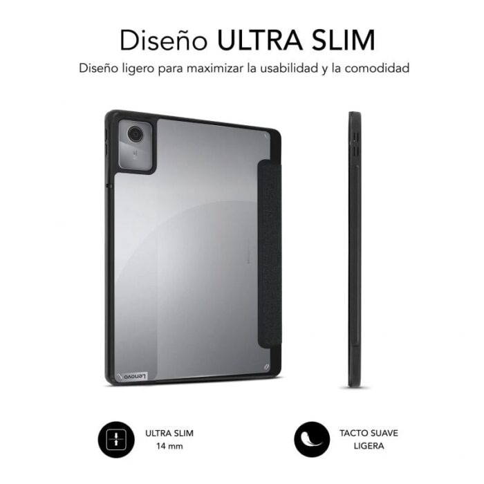 Funda Subblim Clear Shock Case CST-5SC130 para Tablet Lenovo M11 de 11"/ Negra