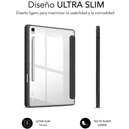 Funda Subblim Clear Shock para Tablet Samsung S9 11"/ S9 FE 10.9"/ Negra