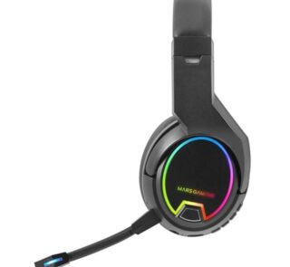 Auriculares Gaming Inalámbricos con Micrófono Mars Gaming MHW100/ Jack 3.5/ Negros