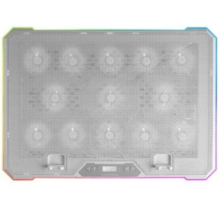 Soporte Refrigerante Mars Gaming MNBC13 para Portátiles hasta 17"/ Iluminación LED