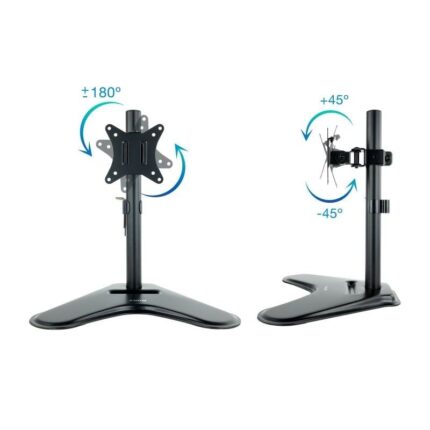 Soporte de Mesa Orientable/ Inclinable Tooq DB1701TN-B para TV y Portátil de 17-32"