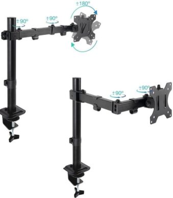 Soporte para Monitor TooQ DB1801TN-B/ hasta 8kg