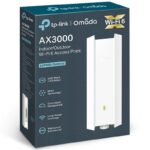 Punto de Acceso Inalámbrico TP-Link Omada EAP650-OUTDOOR/ WiFi 6/ PoE+/ 3000Mbps/ 2.4GHz 5GHz/ Antenas de 5dBi/ WiFi 802.11 ax/ac/n/g/b/a