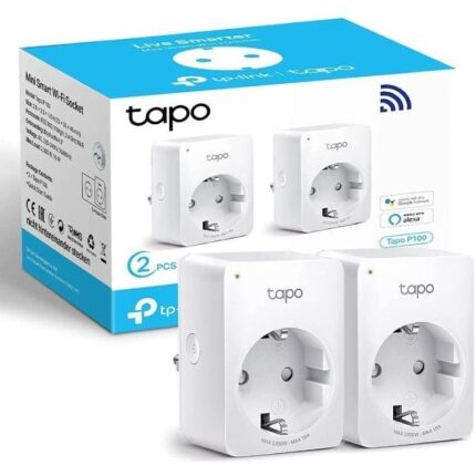 Enchufe WiFi Inteligente TP-Link Tapo P100/ Pack 2