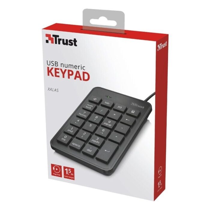 Teclado Numérico Trust Xalas