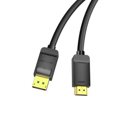 Cable Conversor Vention HADBG/ Displayport Macho - HDMI Macho/ 1.5m/ Negro