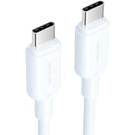 Cable USB 2.0 Tipo-C 3A Vention TRCSH/ USB Tipo-C Macho - USB Tipo-C Macho/ Hasta 60W/ 480Mbps/ 2m/ Azul