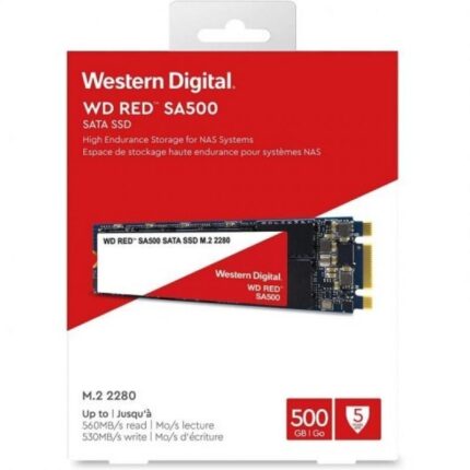 Disco Duro SSD Western Digital Red SA500 NAS 500GB/ M.2 2280