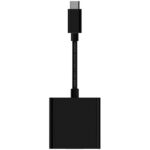 Conversor Aisens A109-0345/ USB Tipo-C Macho - DisplayPort Hembra/ 15cm/ Negro