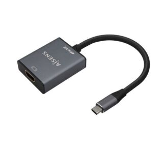 Conversor HDMI 4K 30Hz Aisens A109-0685/ HDMI Hembra - USB Tipo-C Macho/ 15cm/ Gris