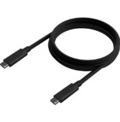 Cable USB 3.2 Tipo-C Aisens A107-0705 10GBPS 5A 100W/ USB Tipo-C Macho - USB Tipo-C Macho/ Hasta 100W/ 2500Mbps/ 3m/ Negro