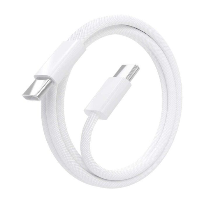 Cable USB 2.0 Tipo-C Aisens A107-0856/ USB Tipo-C Macho - USB Macho/ Hasta 60W/ 480Mbps/ 2m/ Blanco