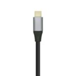 Cable Conversor Aisens A109-0392/ USB Tipo-C Macho - HDMI Macho/ Hasta 27W/ 1250Mbps/ 80cm/ Negro