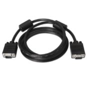 Cable SVGA Aisens A113-0073/ VGA Macho - VGA Macho/ Hasta 3W/ 10Mbps/ 6m/ Negro