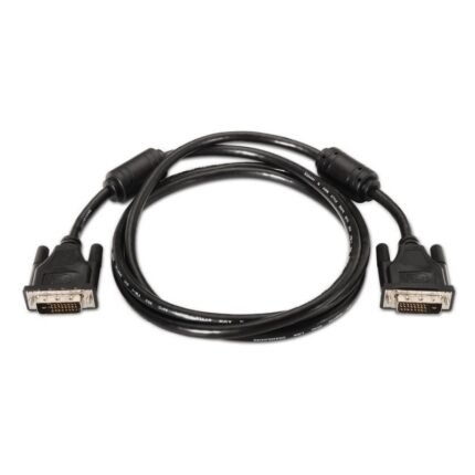 Cable DVI Aisens A117-0089/ DVI-D Macho - DVI-D Macho/ Hasta 3W/ 10Mbps/ 1.8m/ Negro