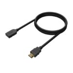 Cable Alargador HDMI Aisens A120-0545/ HDMI Macho - HDMI Hembra/ Hasta 10W/ 2250Mbps/ 2m/ Negro